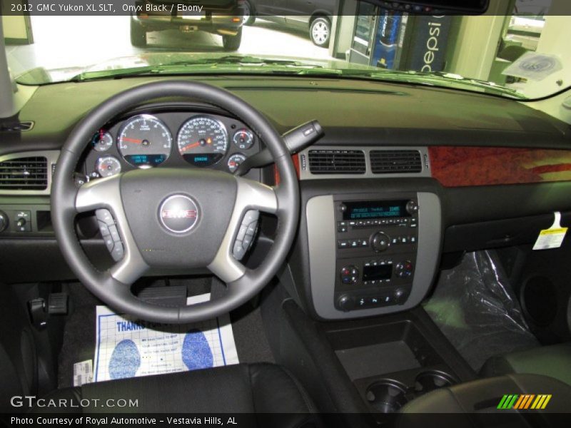 Onyx Black / Ebony 2012 GMC Yukon XL SLT