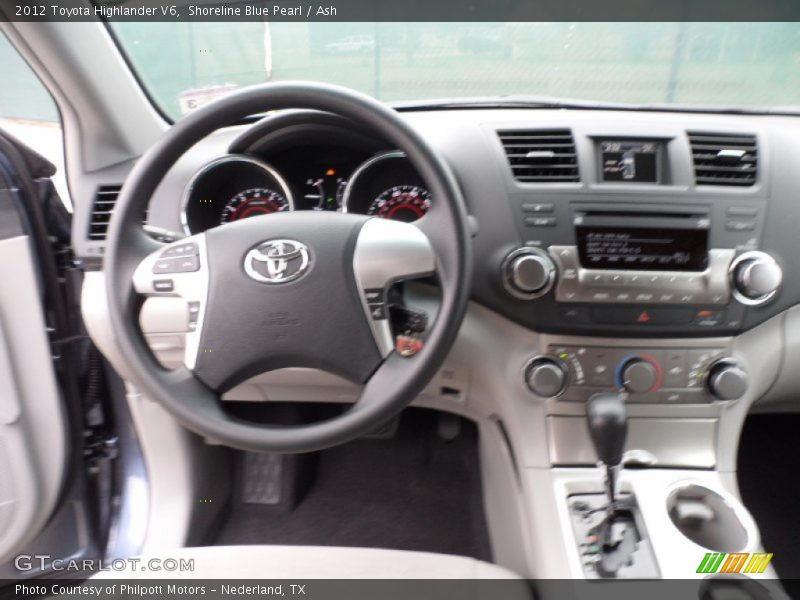 Shoreline Blue Pearl / Ash 2012 Toyota Highlander V6