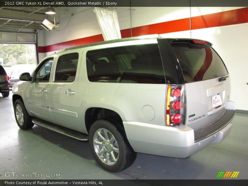 Quicksilver Metallic / Ebony 2012 GMC Yukon XL Denali AWD