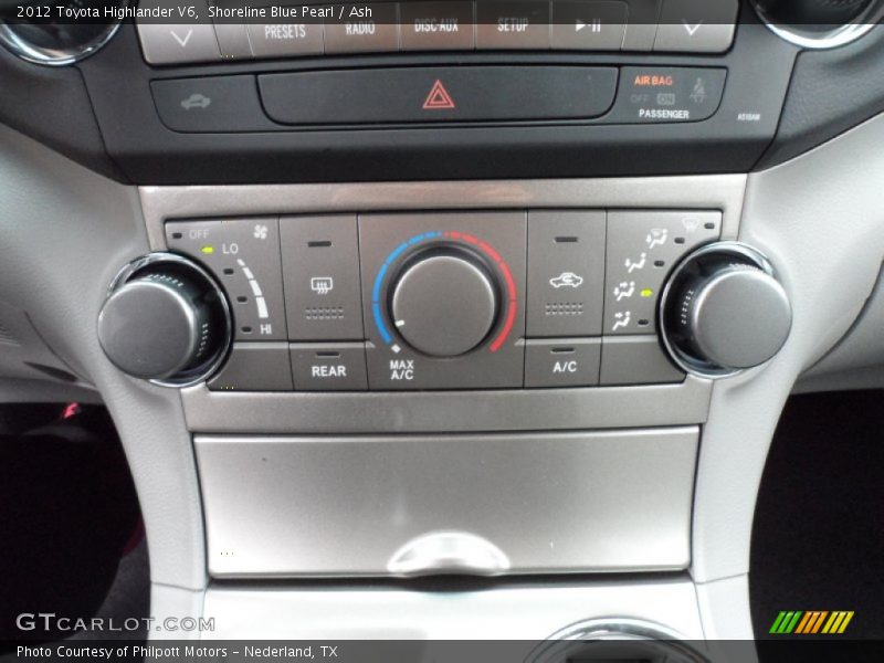 Shoreline Blue Pearl / Ash 2012 Toyota Highlander V6