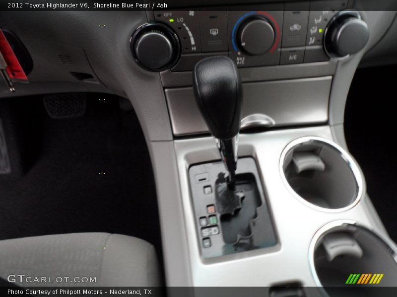 Shoreline Blue Pearl / Ash 2012 Toyota Highlander V6