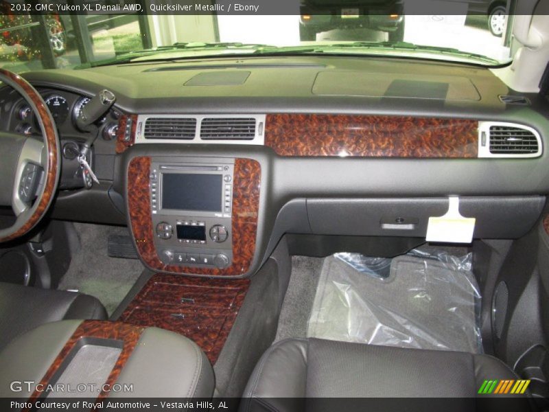 Quicksilver Metallic / Ebony 2012 GMC Yukon XL Denali AWD