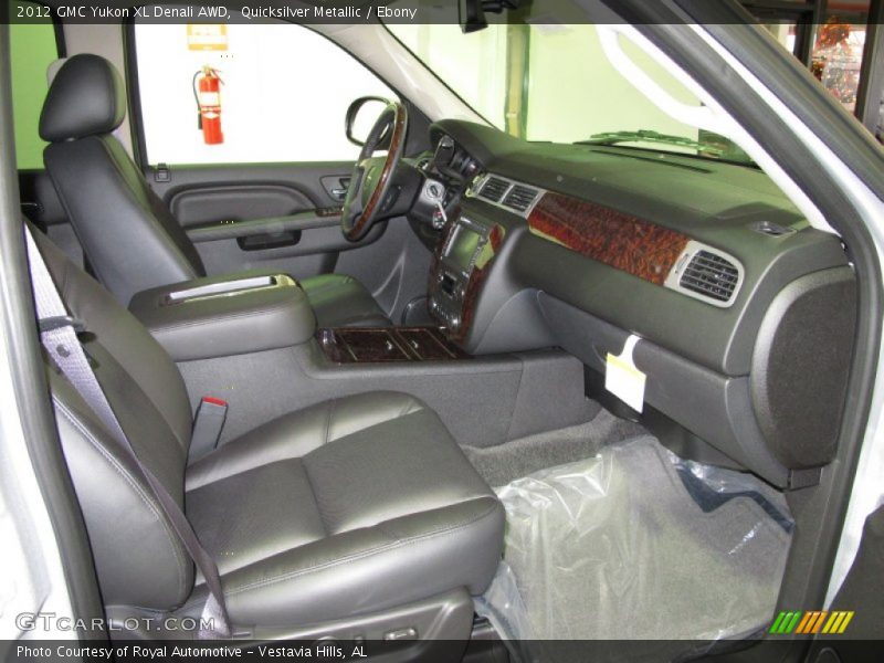 Quicksilver Metallic / Ebony 2012 GMC Yukon XL Denali AWD