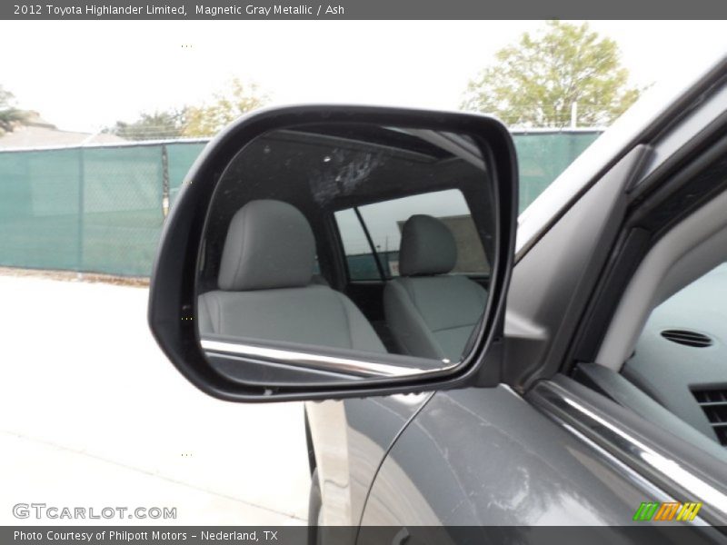 Magnetic Gray Metallic / Ash 2012 Toyota Highlander Limited
