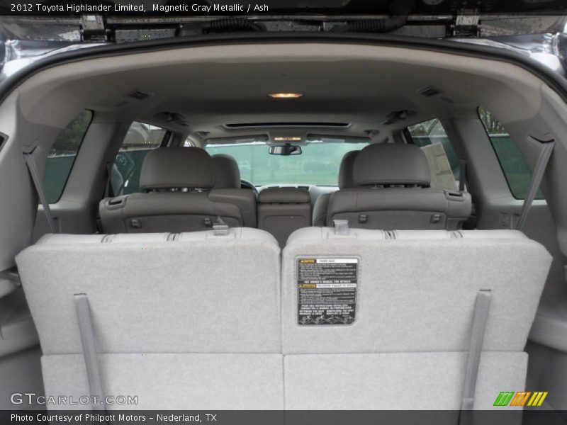 Magnetic Gray Metallic / Ash 2012 Toyota Highlander Limited