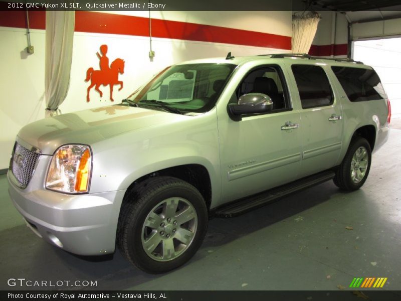 Quicksilver Metallic / Ebony 2012 GMC Yukon XL SLT