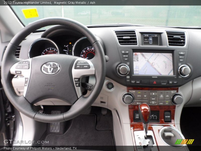 Magnetic Gray Metallic / Ash 2012 Toyota Highlander Limited