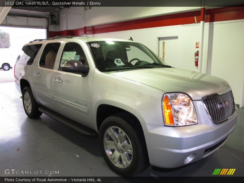 Quicksilver Metallic / Ebony 2012 GMC Yukon XL SLT