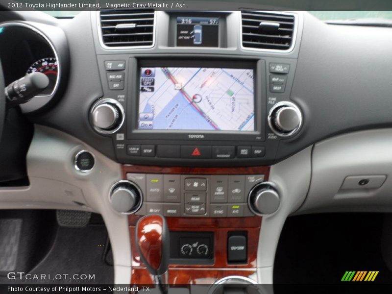 Magnetic Gray Metallic / Ash 2012 Toyota Highlander Limited