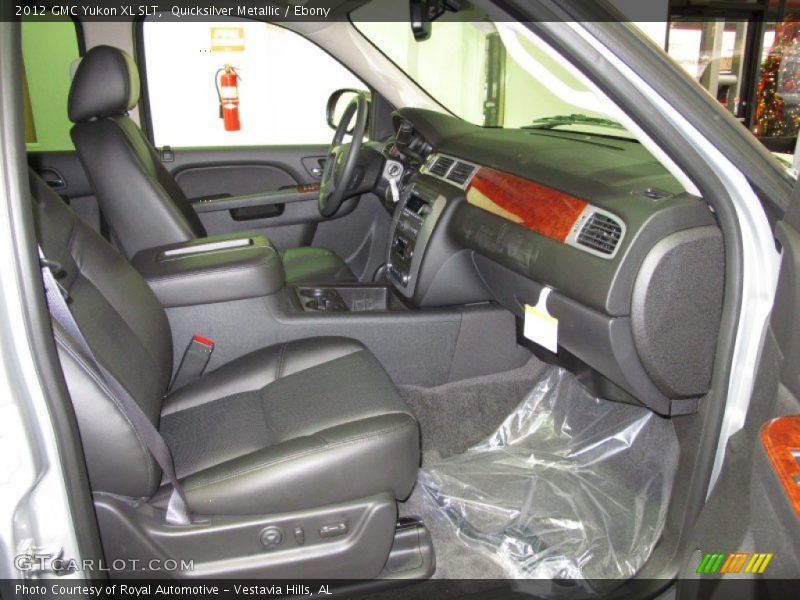 Quicksilver Metallic / Ebony 2012 GMC Yukon XL SLT