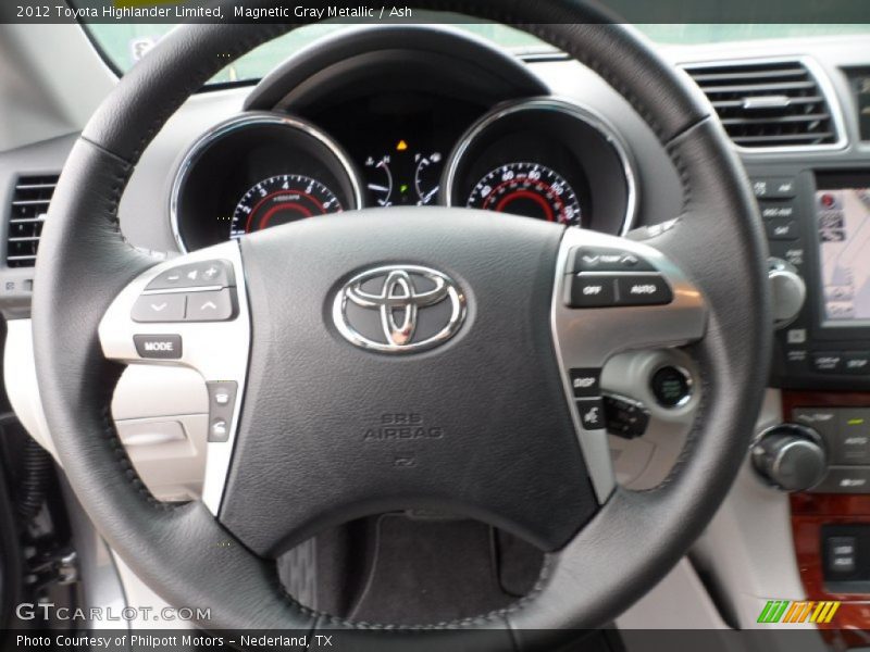 Magnetic Gray Metallic / Ash 2012 Toyota Highlander Limited