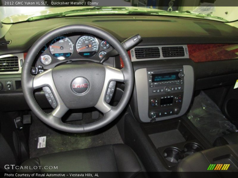 Quicksilver Metallic / Ebony 2012 GMC Yukon XL SLT