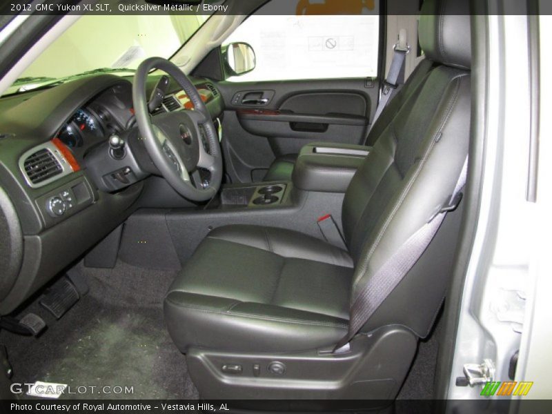 Quicksilver Metallic / Ebony 2012 GMC Yukon XL SLT