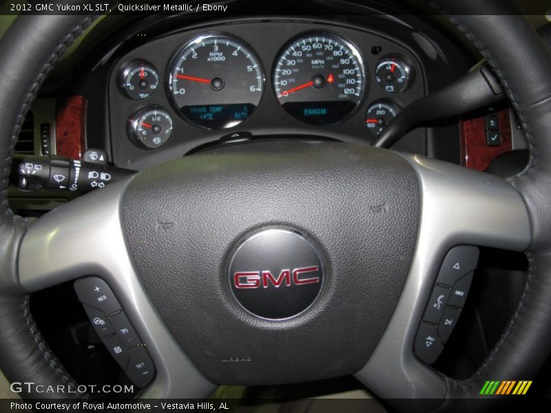 Quicksilver Metallic / Ebony 2012 GMC Yukon XL SLT