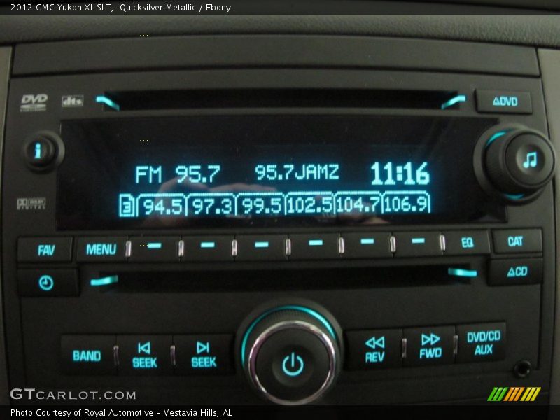 Quicksilver Metallic / Ebony 2012 GMC Yukon XL SLT