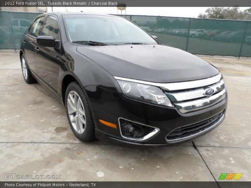 Tuxedo Black Metallic / Charcoal Black 2012 Ford Fusion SEL