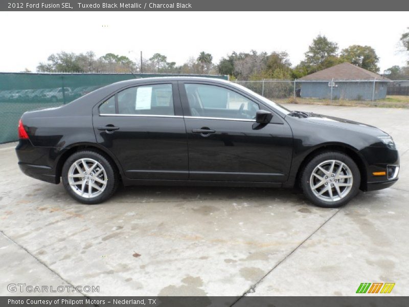 Tuxedo Black Metallic / Charcoal Black 2012 Ford Fusion SEL