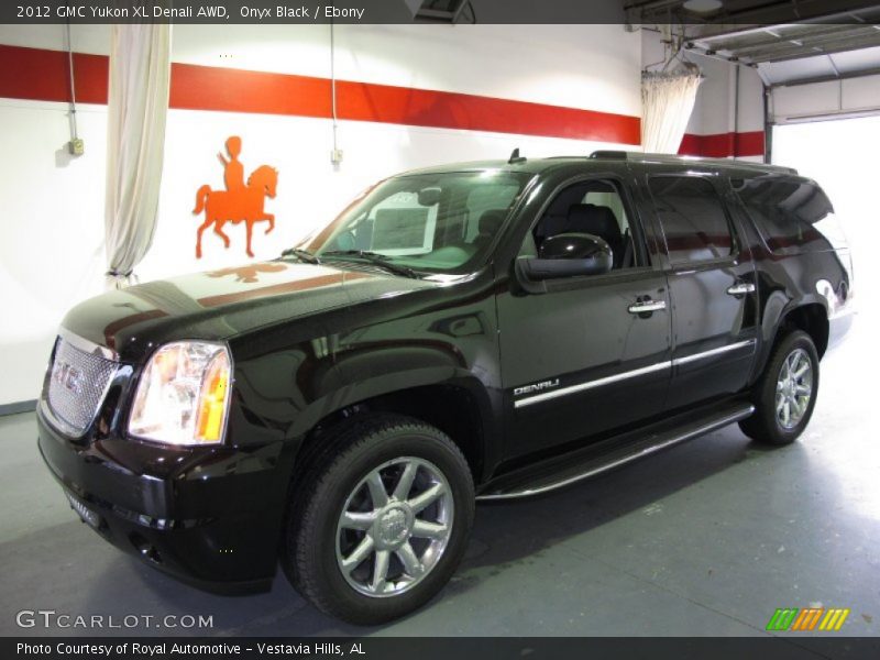 Onyx Black / Ebony 2012 GMC Yukon XL Denali AWD