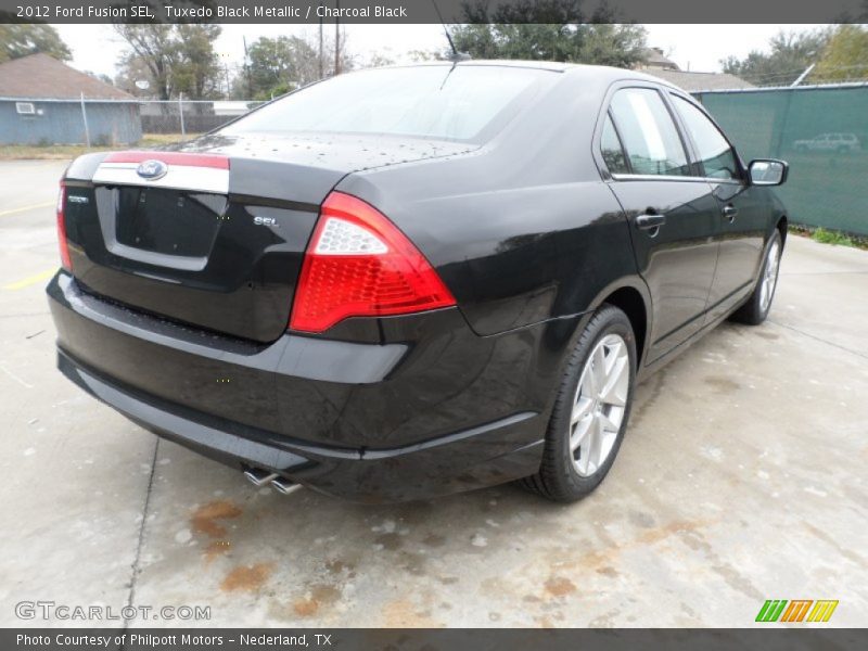 Tuxedo Black Metallic / Charcoal Black 2012 Ford Fusion SEL