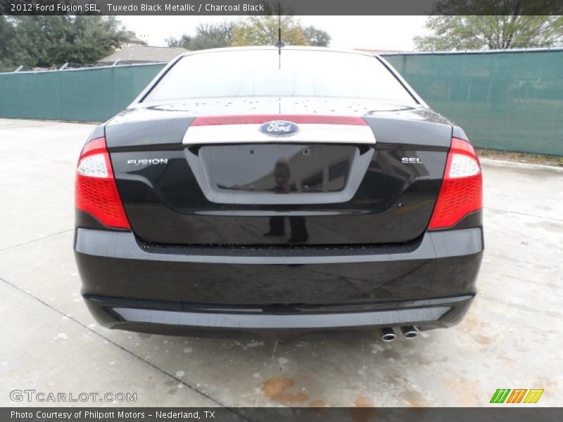 Tuxedo Black Metallic / Charcoal Black 2012 Ford Fusion SEL