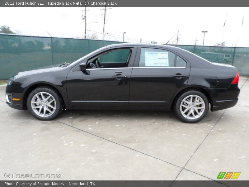 Tuxedo Black Metallic / Charcoal Black 2012 Ford Fusion SEL