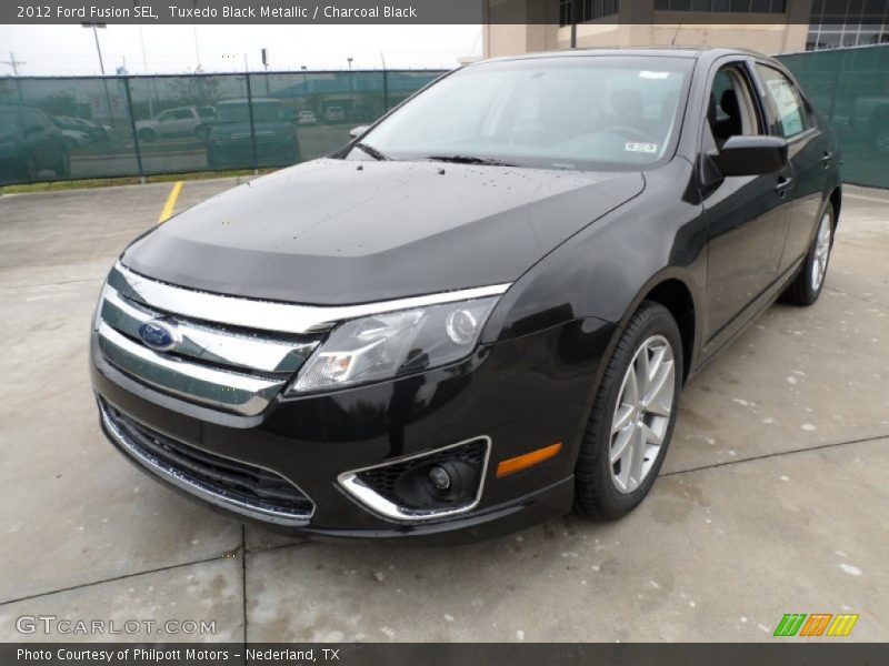 Tuxedo Black Metallic / Charcoal Black 2012 Ford Fusion SEL