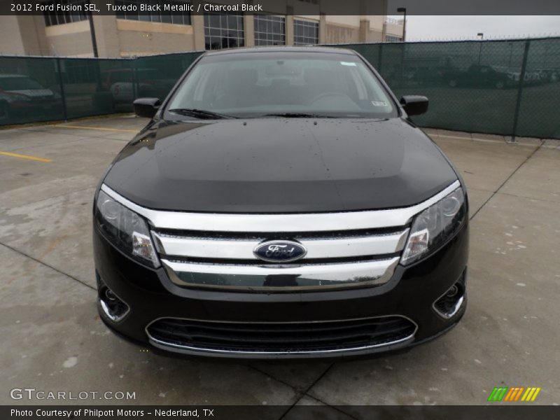 Tuxedo Black Metallic / Charcoal Black 2012 Ford Fusion SEL