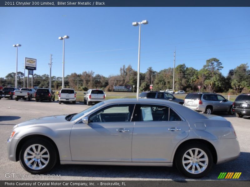 Billet Silver Metallic / Black 2011 Chrysler 300 Limited