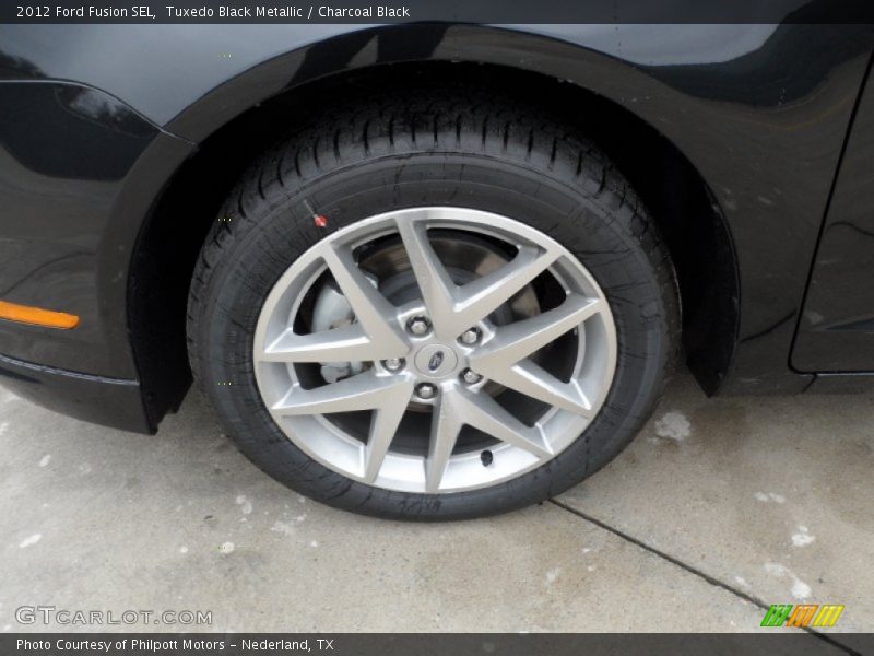 Tuxedo Black Metallic / Charcoal Black 2012 Ford Fusion SEL