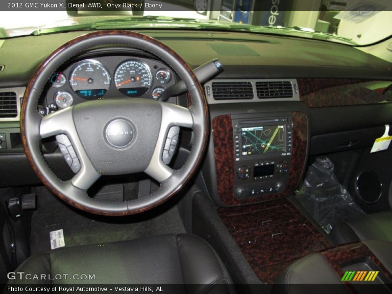 Onyx Black / Ebony 2012 GMC Yukon XL Denali AWD