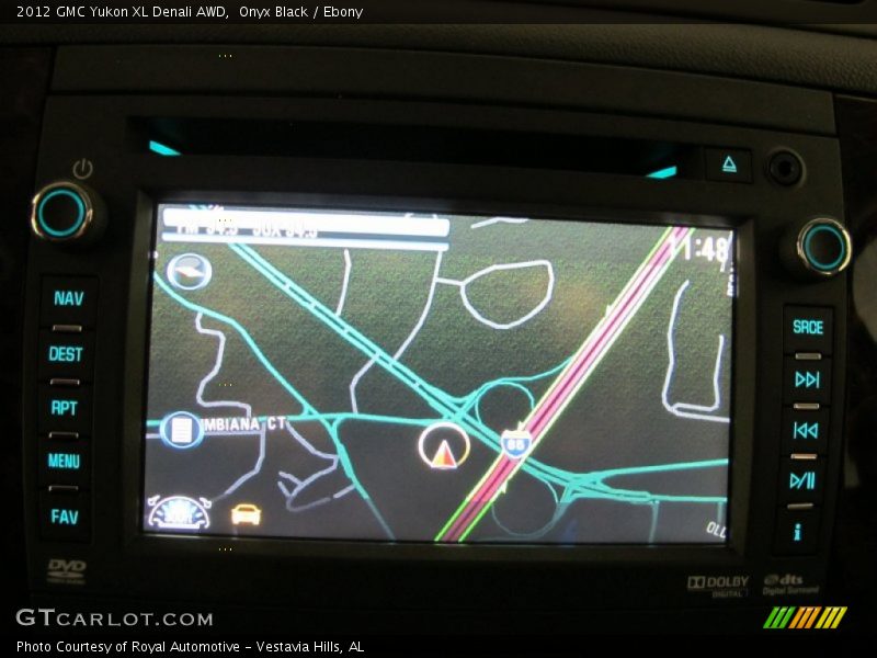 Navigation of 2012 Yukon XL Denali AWD
