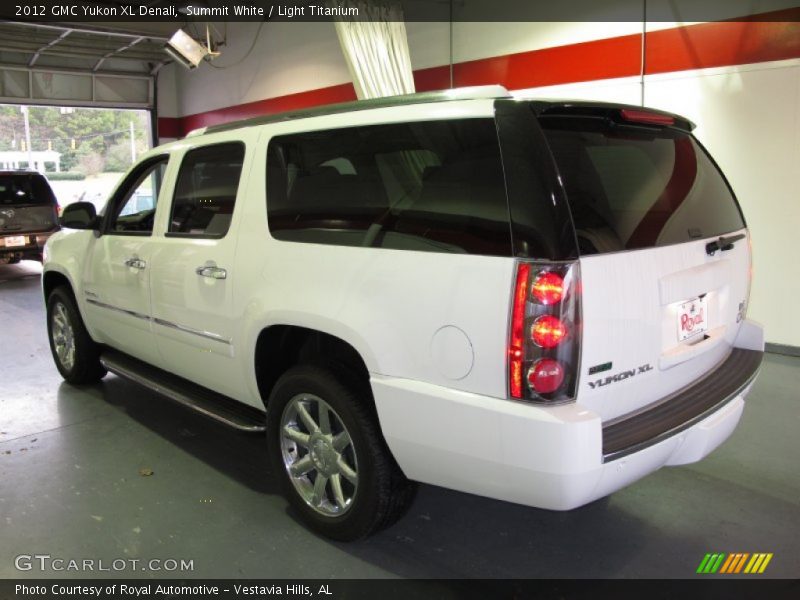 Summit White / Light Titanium 2012 GMC Yukon XL Denali