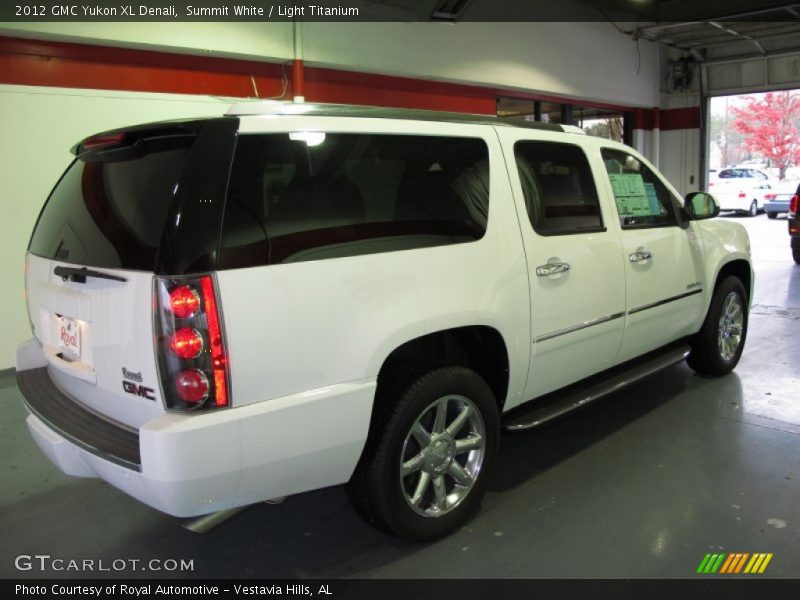 Summit White / Light Titanium 2012 GMC Yukon XL Denali