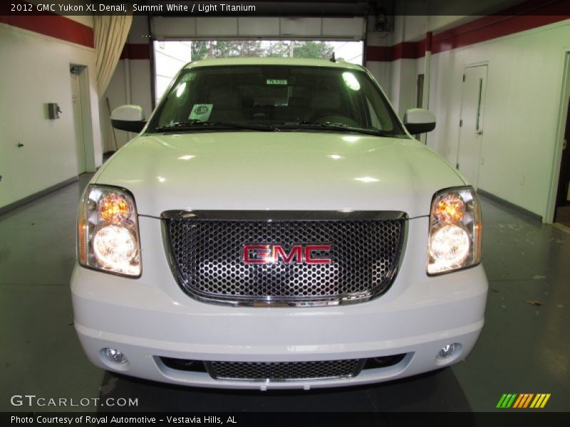 Summit White / Light Titanium 2012 GMC Yukon XL Denali