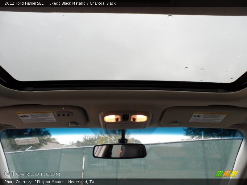 Tuxedo Black Metallic / Charcoal Black 2012 Ford Fusion SEL