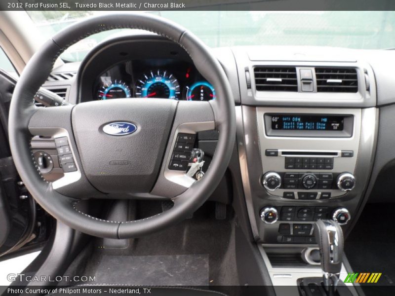 Tuxedo Black Metallic / Charcoal Black 2012 Ford Fusion SEL