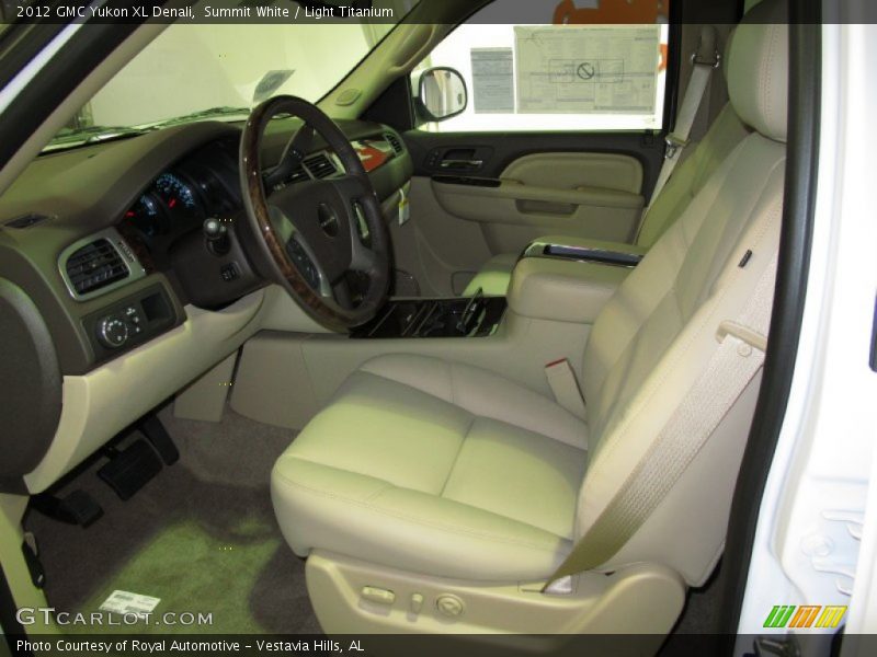 Summit White / Light Titanium 2012 GMC Yukon XL Denali