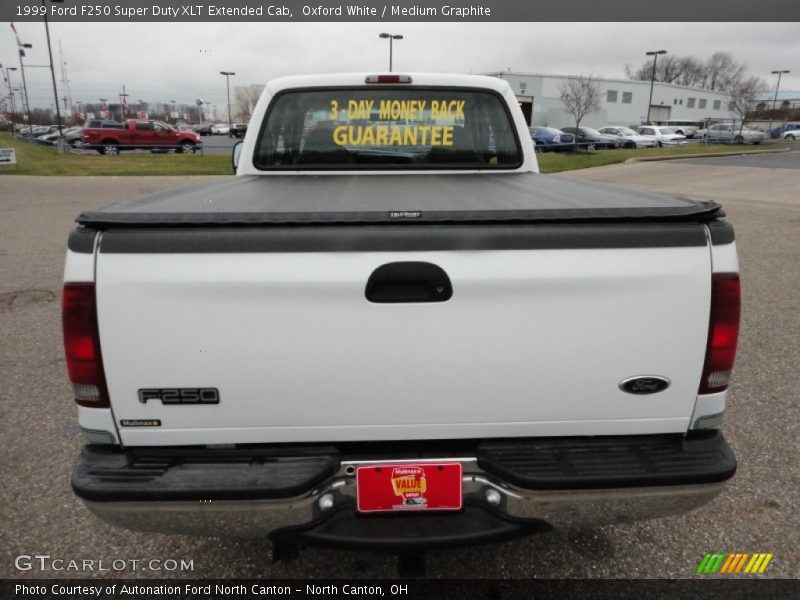 Oxford White / Medium Graphite 1999 Ford F250 Super Duty XLT Extended Cab