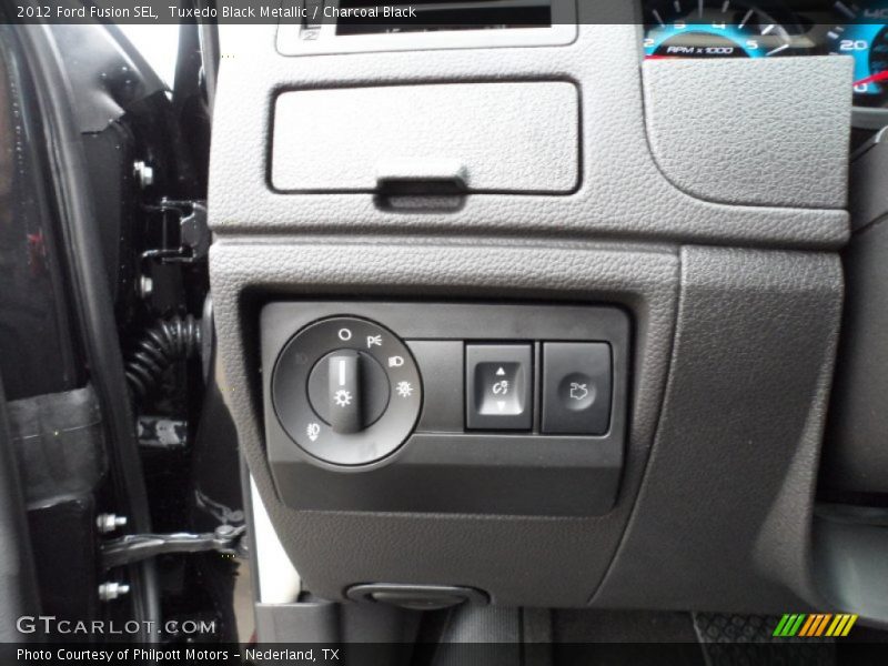 Tuxedo Black Metallic / Charcoal Black 2012 Ford Fusion SEL