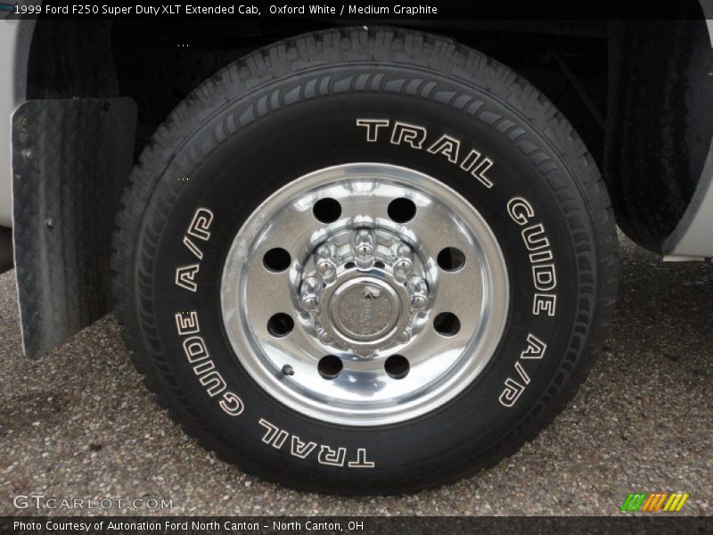 Oxford White / Medium Graphite 1999 Ford F250 Super Duty XLT Extended Cab