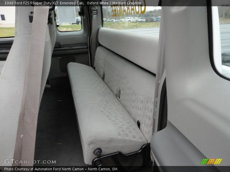 Oxford White / Medium Graphite 1999 Ford F250 Super Duty XLT Extended Cab
