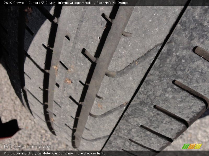 Inferno Orange Metallic / Black/Inferno Orange 2010 Chevrolet Camaro SS Coupe