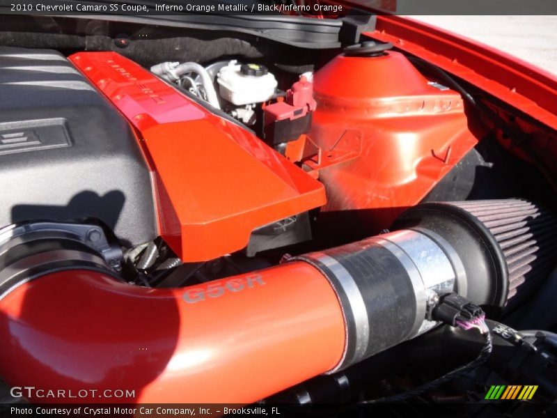 Inferno Orange Metallic / Black/Inferno Orange 2010 Chevrolet Camaro SS Coupe