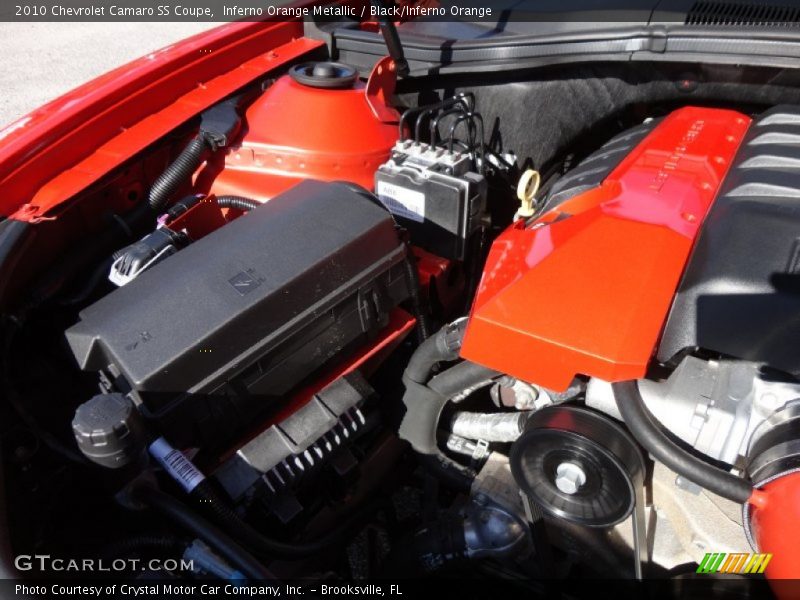 Inferno Orange Metallic / Black/Inferno Orange 2010 Chevrolet Camaro SS Coupe