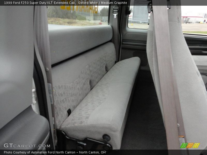 Oxford White / Medium Graphite 1999 Ford F250 Super Duty XLT Extended Cab