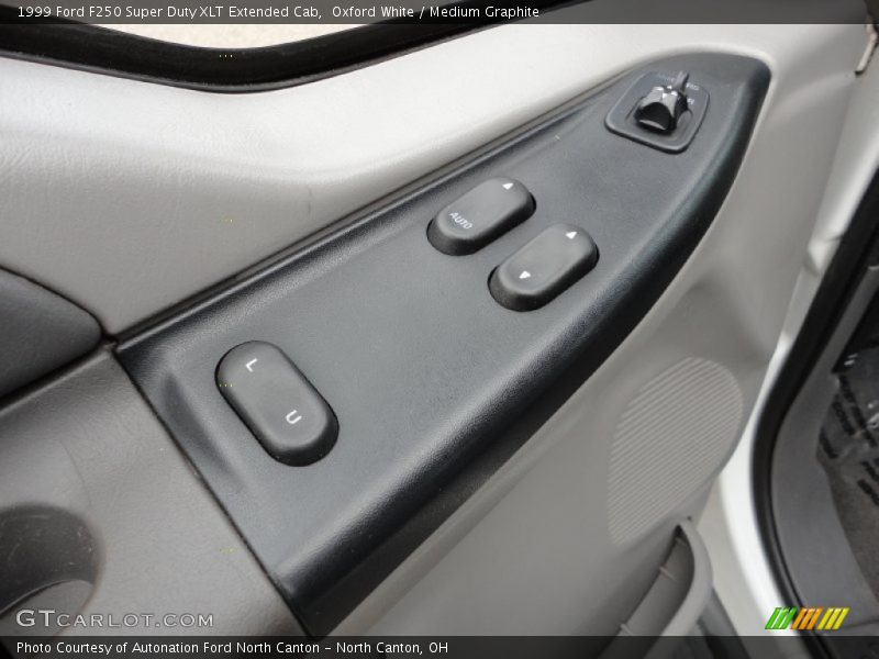 Oxford White / Medium Graphite 1999 Ford F250 Super Duty XLT Extended Cab