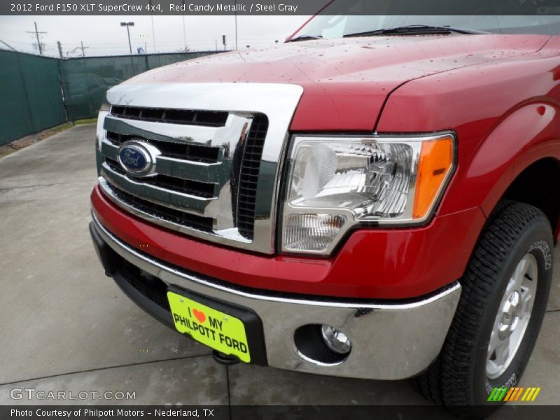 Red Candy Metallic / Steel Gray 2012 Ford F150 XLT SuperCrew 4x4