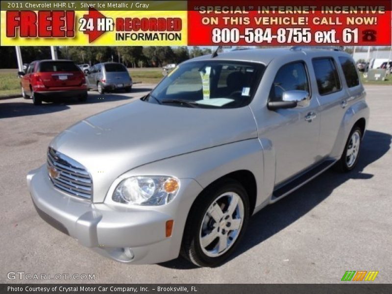 Silver Ice Metallic / Gray 2011 Chevrolet HHR LT