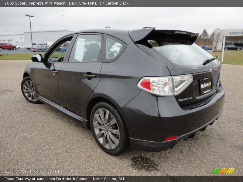 Dark Gray Metallic / Carbon Black 2009 Subaru Impreza WRX Wagon