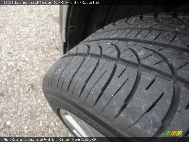 Dark Gray Metallic / Carbon Black 2009 Subaru Impreza WRX Wagon